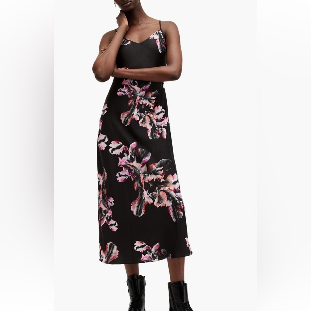 NWT ALL SAINTS bryony slip dress size 2